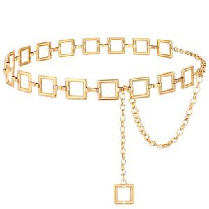 5929 Chain Belts For Women Fashion Gold/silver Waist Chains Belt Dresses